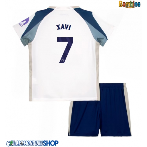 Maglie da calcio Tottenham Hotspur Xavi Simons #7 Prima Maglia Bambino 2025-26 Manica Corta + Pantaloni corti)